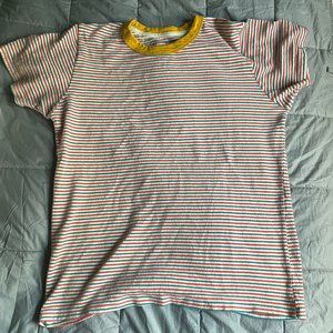 Big Bud Press | Stripped T-Shirt | L